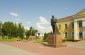 The central square in Slutsk, home to the Lenin monument. ©Jethro Massey/Yahad - In Unum